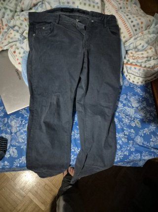Pantalón Massimo Dutti Talla 42 Azul