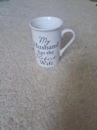 Taza My Husband has the Perfect Wife
