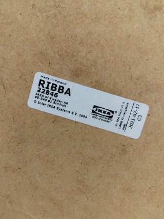 Marco fotos Ikea Ribba 22846 Negro