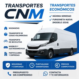 Transportes / Portes furgoneta EXTRA GRANDE