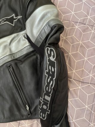 Casaco Moto Alpinestars Preto/Cinza