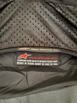 Casaco Moto Alpinestars Preto/Cinza