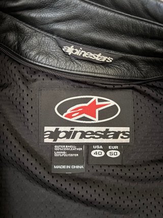 Casaco Moto Alpinestars Preto/Cinza