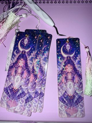 Marcapáginas Rectangular Holográfico MoonCrystal
