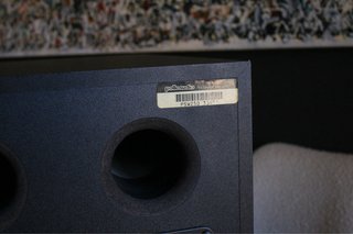 Subwoofer Polk Audio Negro