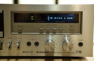 Pioneer CT-F650 Deck Cassette Plata