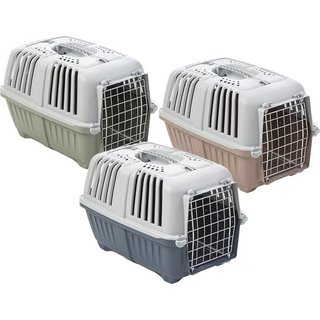 Transportín Perro y Gato Negro/Gris