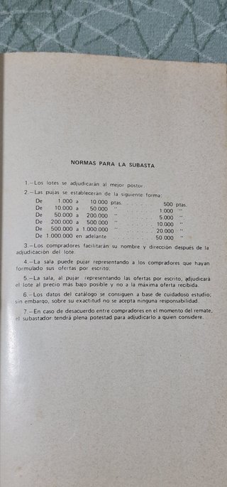 2 Catálogos Subastas Arte Berkowitsch Madrid 1976