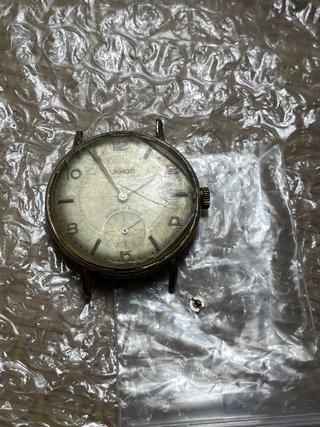 (Vintage) Reloj Lanco 17 Rubis, chapado en oro.