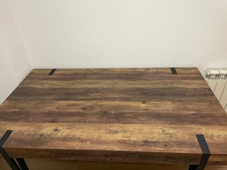 Mesa Comedor Madera y Metal 160x90