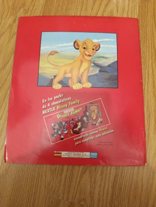 Álbum El Rey León Panini Completo 1995