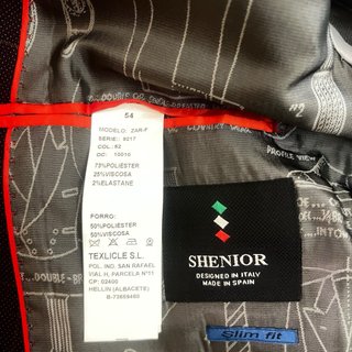 Traje de hombre talla 54 Shenior Collection