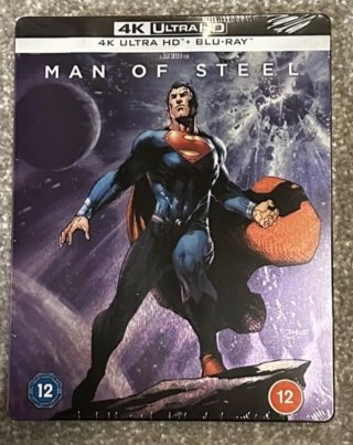 Steelbook El Hombre de Acero Blu-ray 4K Jim Lee