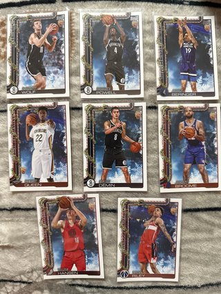Pack 20 Cartas Baloncesto RC + Brillo