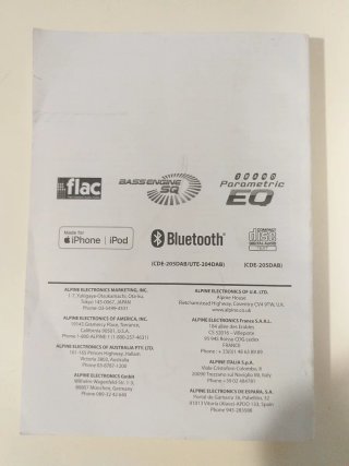 Alpine UTE-204DAB Receptor Multimedia