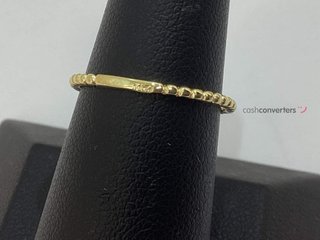 anillo oro 18k con piedra con circonita