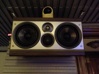 Altavoz Aiwa Marrón y Plateado