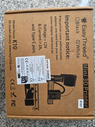 Impresora 3D Mini Blanca + Rollo Filamento
