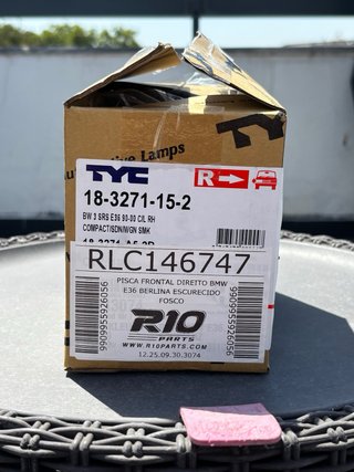 Pisca Frontal Direito BMW E36 Escurecido