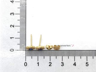 pendientes oro 18k con piedra con rubi,zafiro,circonita