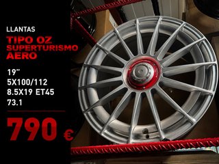 Llantas tipo OZ Superturismo Aero 19”