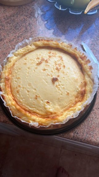 Tarta artesana de queso
