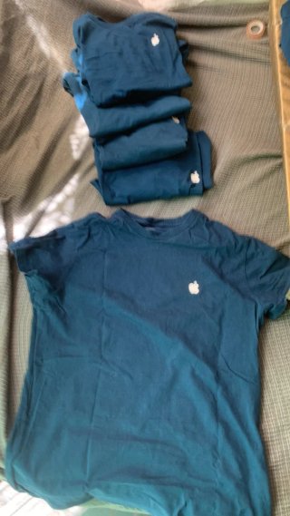 Lote 30 camisetas mujer multicolor Apple talla S-M