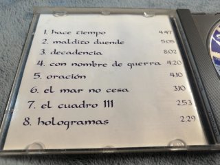 CD Senda 91 Héroes del Silencio Original 1991