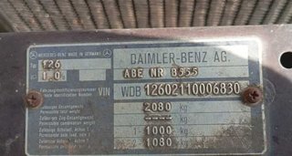 Mercedes 431698 llanta clase (w126) berlina+coupe