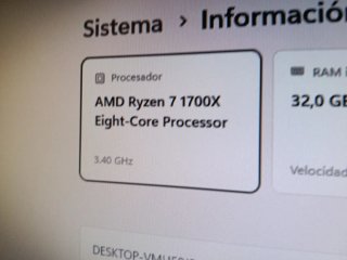 Procesador AMD Ryzen 1700X
