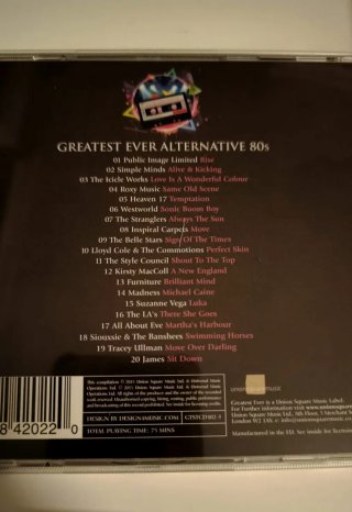 Greatest ever! Alternative 80s. 3CD Box Set