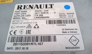 110773 sistema audio radio 281153391r opel movano