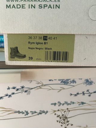 Botas de piel Panama Jack negras
