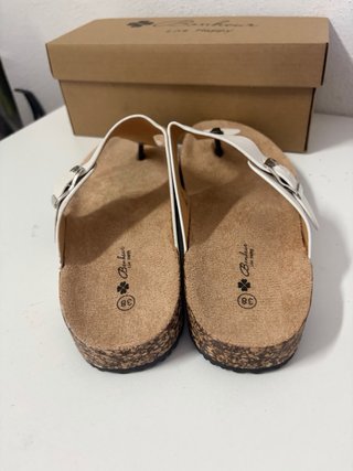 Sandalo donna infradito Bonheur bianco tg 38 nuovo