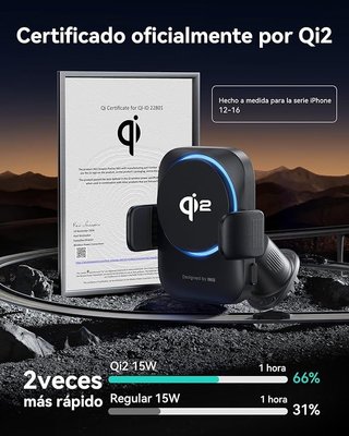 INIU Cargador Coche Qi2 15W MagSafe