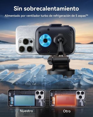 INIU Cargador Coche Qi2 15W MagSafe