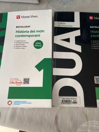Dual 1. Història del món contemporani. Llibre c...
