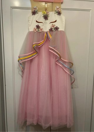 Disfraz Unicornio Princesa con Diadema talla 10