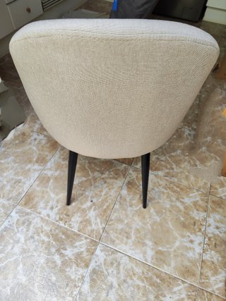 Sillas Comedor Banak Tela y metal,