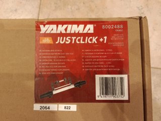 Adaptador portabicis TOWCAR YAKIMA JustClick +1