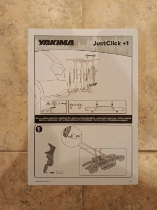 Adaptador portabicis TOWCAR YAKIMA JustClick +1