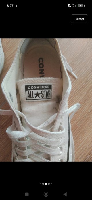 Converse All Star con plataforma número 35