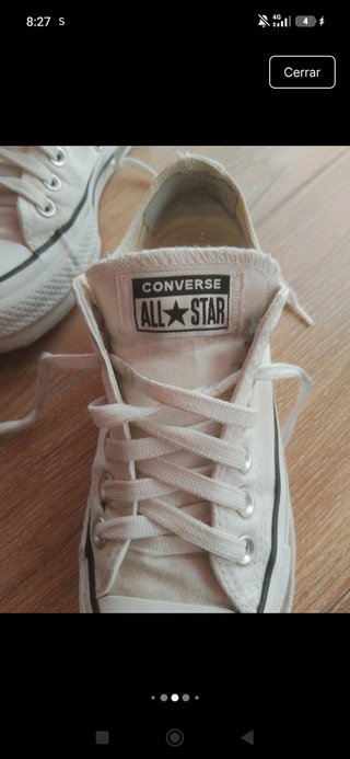 Converse All Star con plataforma número 35