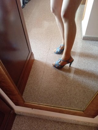 Sandalias PRESTIGIO Talla 38 Azul/Plata