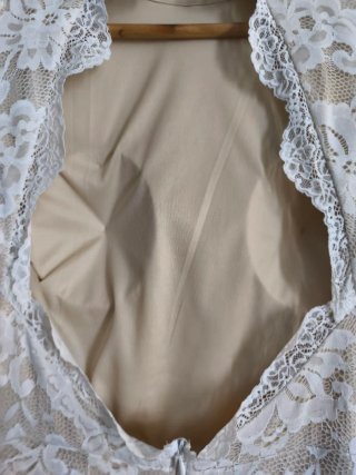 Vestido Novia Blonda Elástica T/L