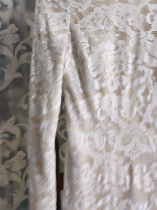 Vestido Novia Blonda Elástica T/L