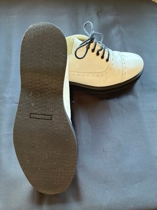 Zapatos Oxford FARRUTX Piel Blancos
