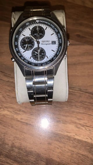 Reloj Seiko Chronograph Panda Vintage 7T32-7C60