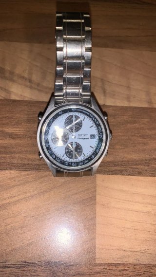Reloj Seiko Chronograph Panda Vintage 7T32-7C60