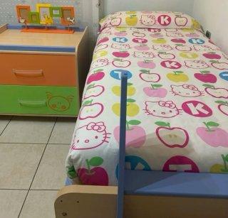 Cuna convertible en cama infantil + colchón REGALO